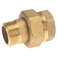 UNION LAITON FEMELLE X FEMELLE - 3 PIÈCES - ÉTANCHÉITÉ SPHÉRO-CONIQUE - JOINT CONIQUE