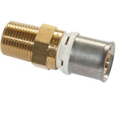 Raccord mâle fixe multicouche à sertir - Ø 40 à Ø 75 - Pour système multicouche - Raccord Alpex_L