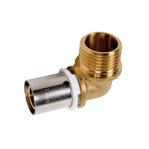 Coude mâle laiton à sertir SERTIpress