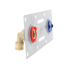 Kit de fixation pour robinetterie murale SERTIfix - pour plaque 13 mm - Ecartement 150 mm - Raccords PER à Glissement SERTIgliss