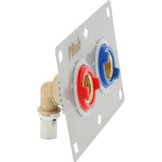 Kit de fixation pour robinetterie murale SERTIfix - pour plaque 13 mm - Entraxe 55 mm - Raccords à Sertir SERTIpress