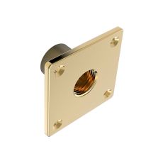 Plaque pour robinetterie extérieure en Laiton - F1/2''-F1/2''