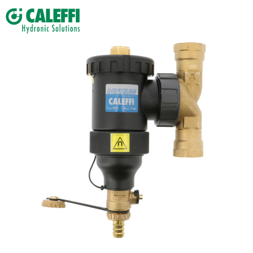 Pot de décantation Caleffi 1'' corps polymère pour plancher chauffant