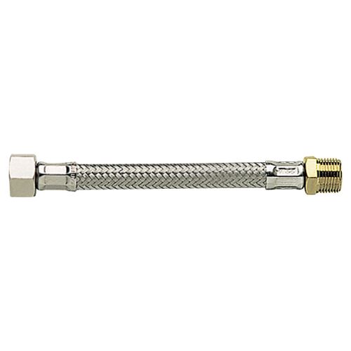 Flexible sanitaire plomberie Inox Femelle x Mâle DN 12.5 mm - Série Standard
