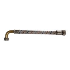 Flexible Sanitaire Chauffage Climatisation Inox Coudé Femelle x Femelle DN 15 mm - Série Plus QB