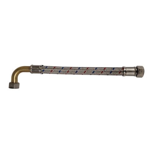 Flexible Sanitaire Chauffage Climatisation Inox Coudé Femelle x Femelle DN 25.5 mm - Série Plus QB