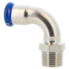 Coude 90° conique femelle-mâle acier inox à sertir SERTIsteel