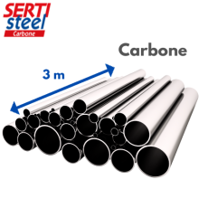 ube acier Carbone électrozingué SERTIsteel en barre - Longueur 3 mètres
