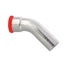 Coude 45° femelle-mâle acier Carbone électrozingué à sertir SERTIsteel