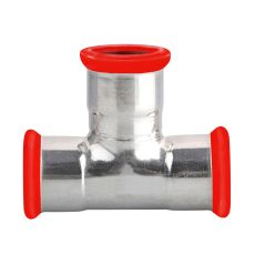 Té égal acier Carbone électrozingué à sertir SERTIsteel