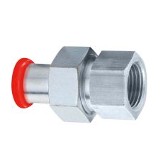 Raccord union femelle acier Carbone électrozingué SERTIsteel