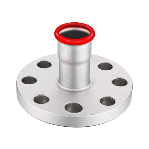 Raccord à bride femelle acier Carbone électrozingué à sertir SERTIsteel